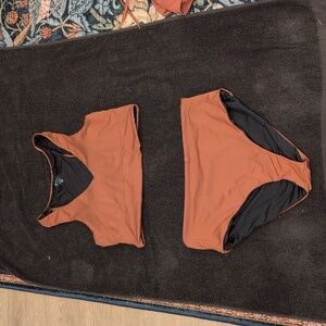 Women's Carve Design Bathing Suit, XL, In Penny. Also, Shorts In Penny